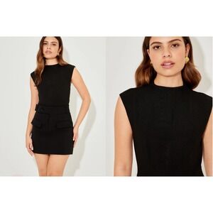 Odd Muse The Ultimate Muse Structured Sleeveless Top Black Muse-96-B-L Womens L